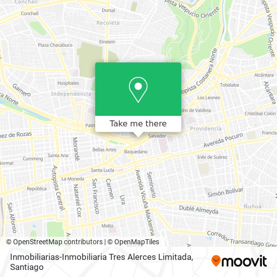 Inmobiliarias-Inmobiliaria Tres Alerces Limitada map