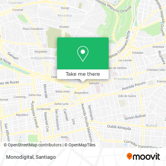 Monodigital map