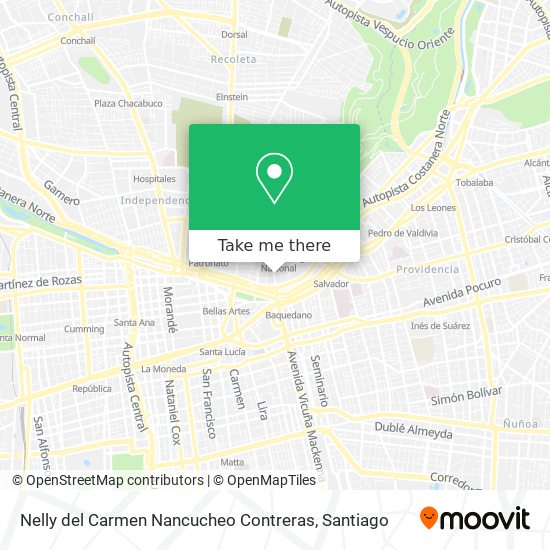 Mapa de Nelly del Carmen Nancucheo Contreras