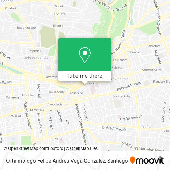 Oftalmologo-Felipe Andrés Vega González map