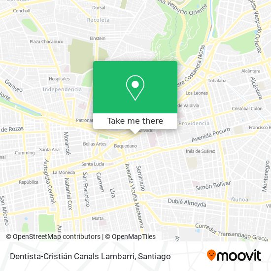 Dentista-Cristián Canals Lambarri map