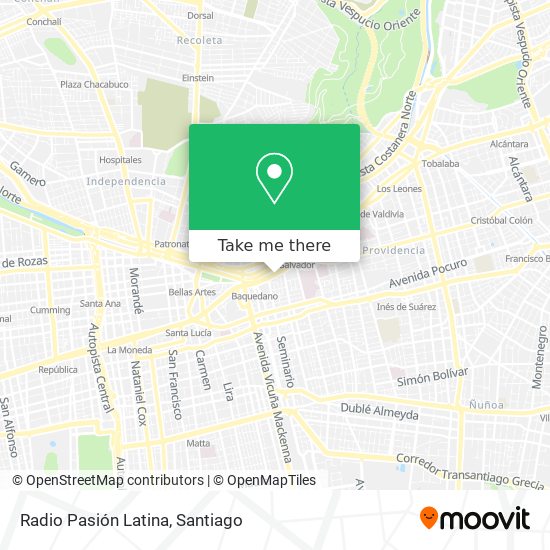 Radio Pasión Latina map
