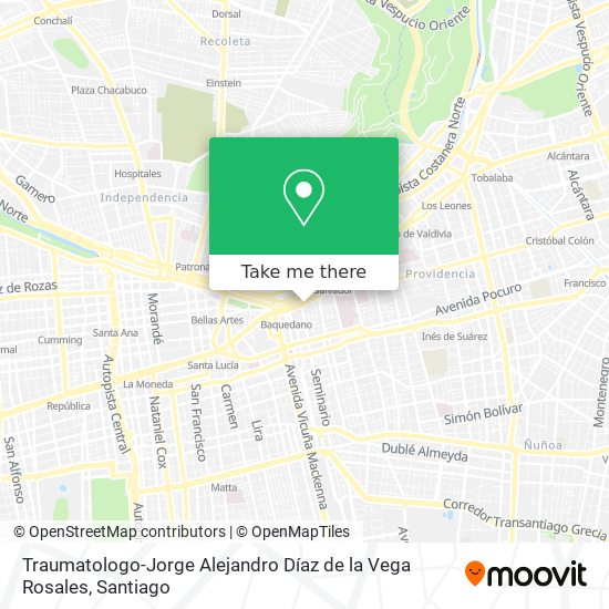 Traumatologo-Jorge Alejandro Díaz de la Vega Rosales map