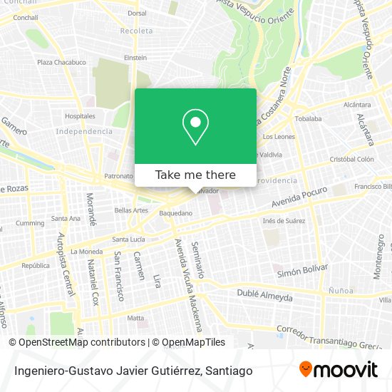 Ingeniero-Gustavo Javier Gutiérrez map