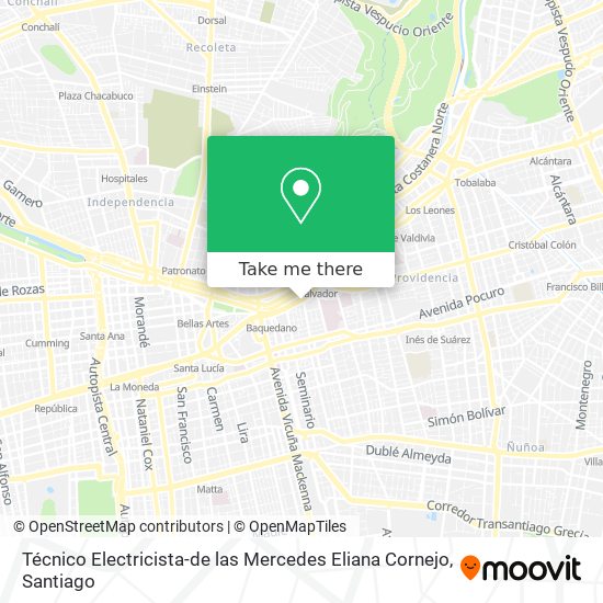Técnico Electricista-de las Mercedes Eliana Cornejo map