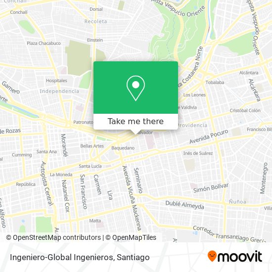 Ingeniero-Global Ingenieros map