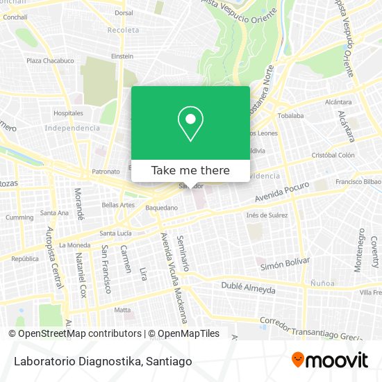 Laboratorio Diagnostika map
