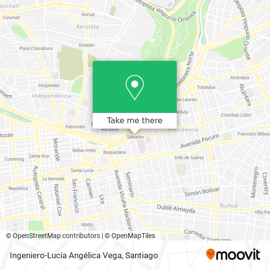 Ingeniero-Lucía Angélica Vega map