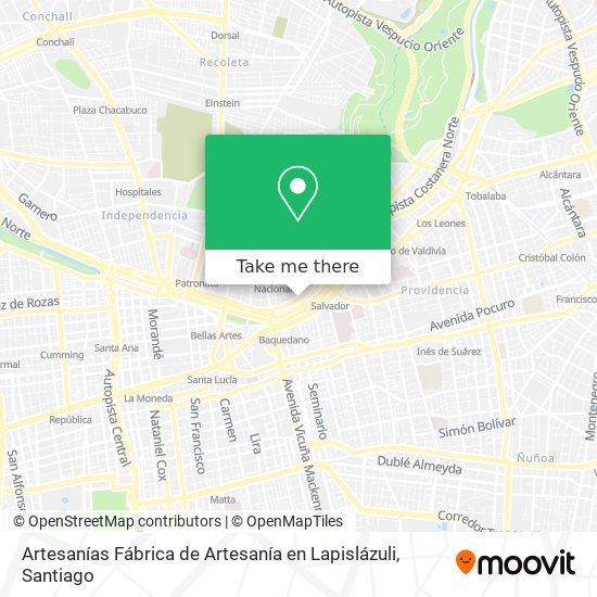 Artesanías Fábrica de Artesanía en Lapislázuli map