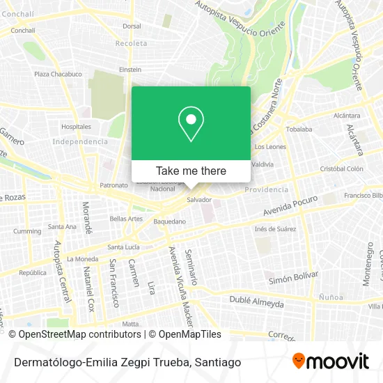 Dermatólogo-Emilia Zegpi Trueba map