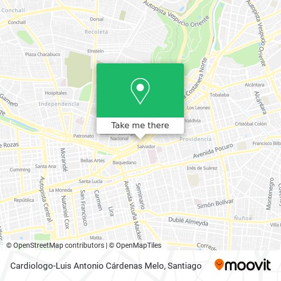 Mapa de Cardiologo-Luis Antonio Cárdenas Melo
