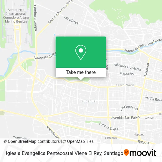 Iglesia Evangélica Pentecostal Viene El Rey map