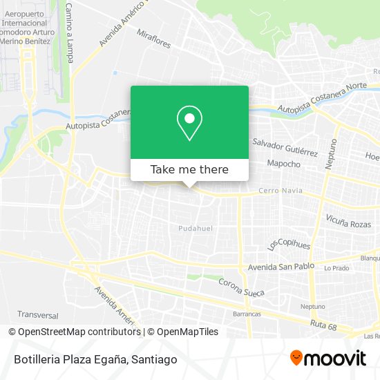Mapa de Botilleria Plaza Egaña