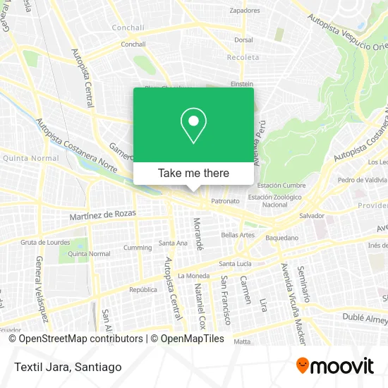 Textil Jara map