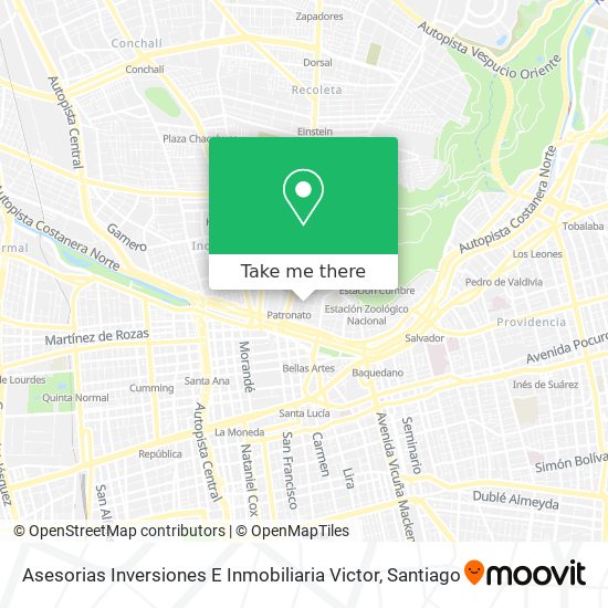 Asesorias Inversiones E Inmobiliaria Victor map