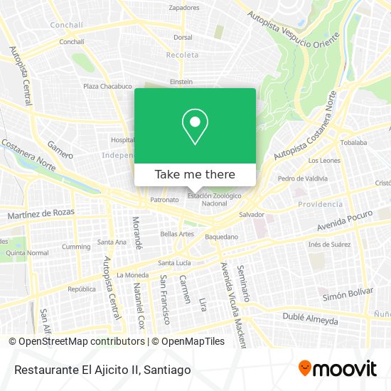 Restaurante El Ajicito II map