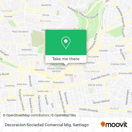 Decoracion-Sociedad Comercial Mig map