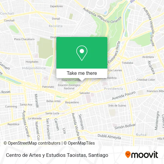 Centro de Artes y Estudios Taoistas map