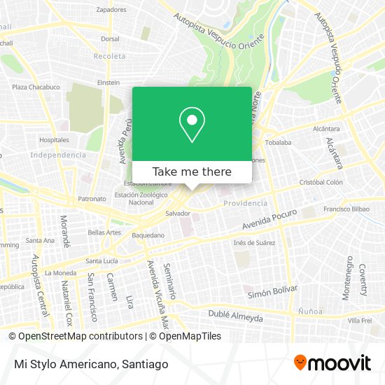 Mi Stylo Americano map