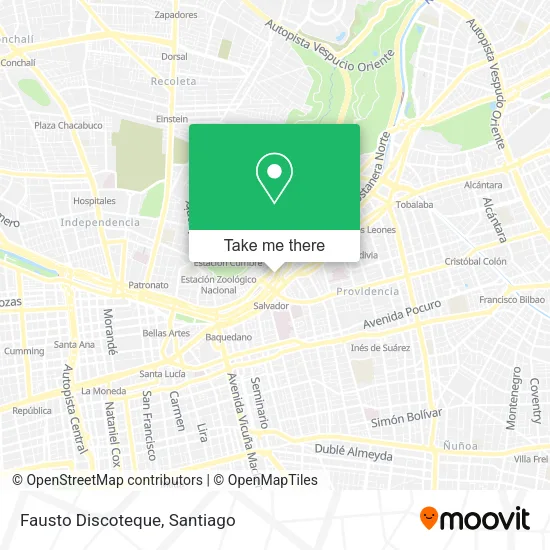Fausto Discoteque map
