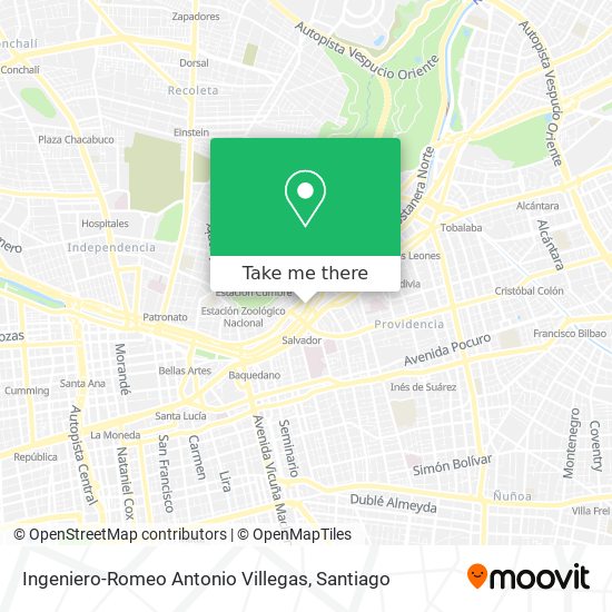 Ingeniero-Romeo Antonio Villegas map