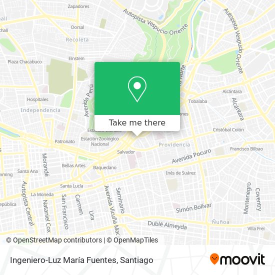 Ingeniero-Luz María Fuentes map