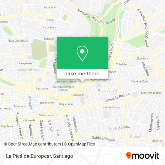 La Picá de Europcar map