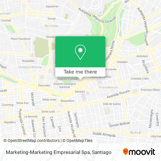 Marketing-Marketing Empresarial Spa map