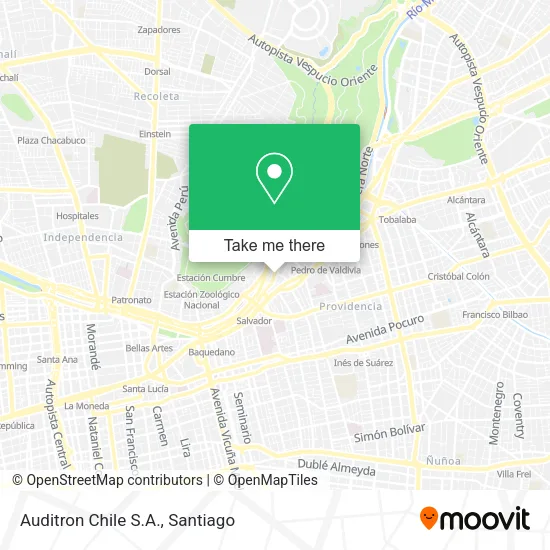 Auditron Chile S.A. map