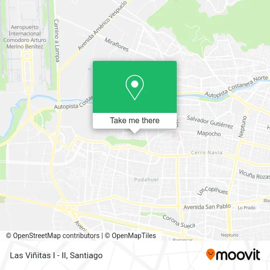 Las Viñitas I - II map
