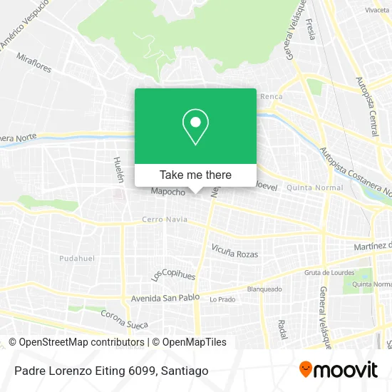 Padre Lorenzo Eiting 6099 map