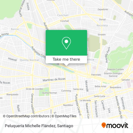 Peluquería Michelle Flández map