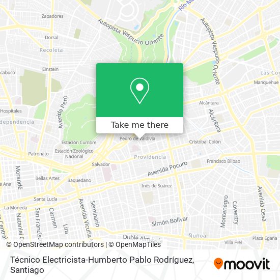 Mapa de Técnico Electricista-Humberto Pablo Rodríguez