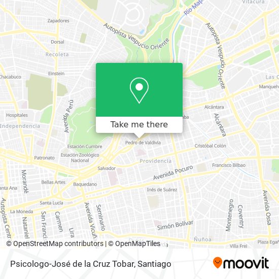 Mapa de Psicologo-José de la Cruz Tobar