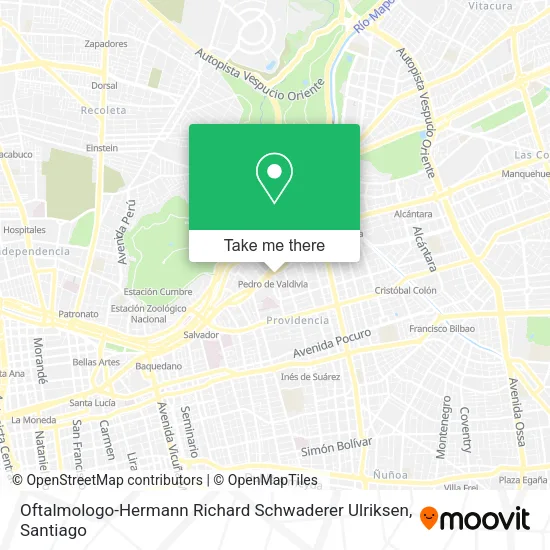 Oftalmologo-Hermann Richard Schwaderer Ulriksen map