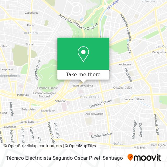 Técnico Electricista-Segundo Oscar Pivet map