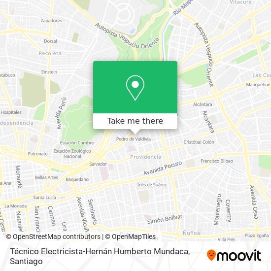 Mapa de Técnico Electricista-Hernán Humberto Mundaca