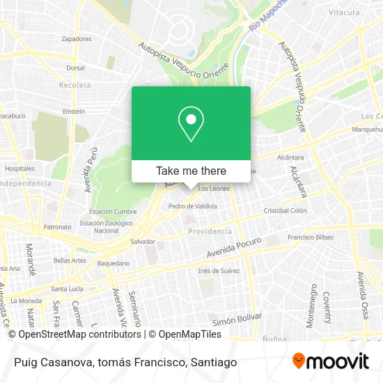 Puig Casanova, tomás Francisco map