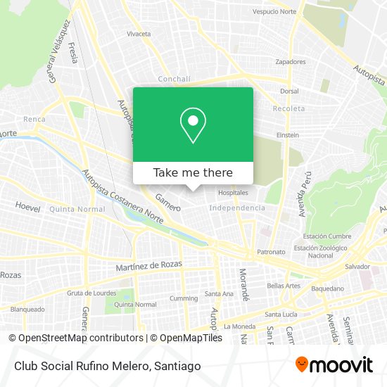 Club Social Rufino Melero map