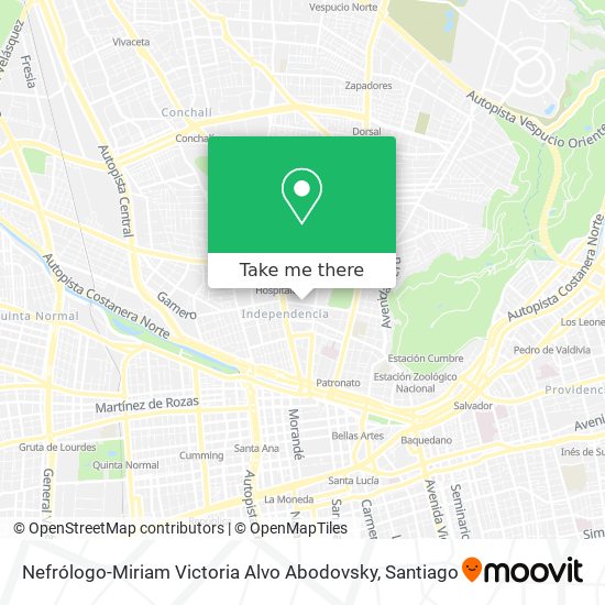 Nefrólogo-Miriam Victoria Alvo Abodovsky map