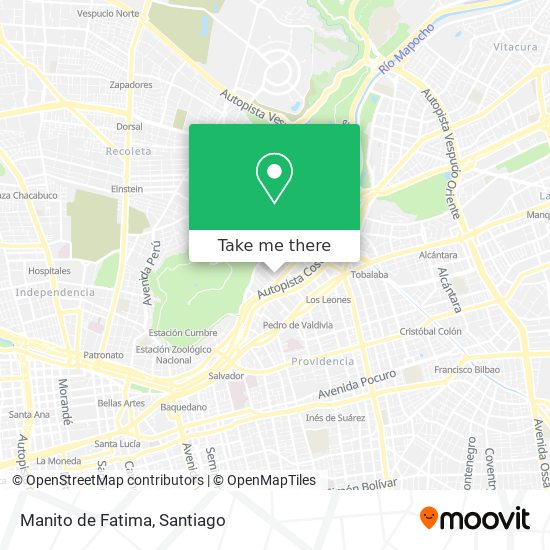 Manito de Fatima map