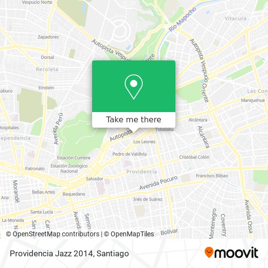 Providencia Jazz 2014 map