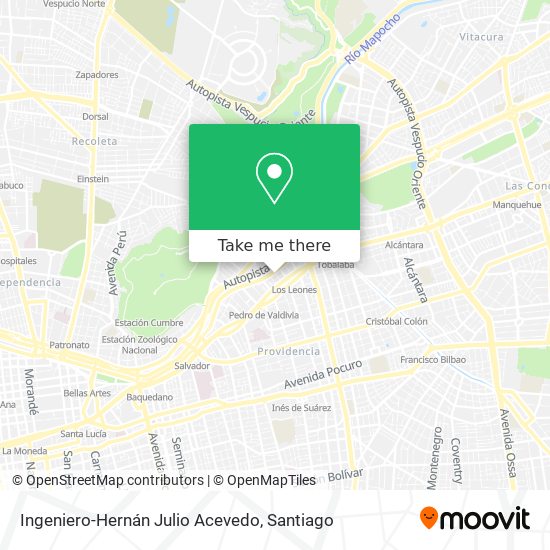 Ingeniero-Hernán Julio Acevedo map