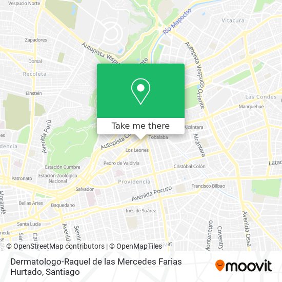 Dermatologo-Raquel de las Mercedes Farias Hurtado map