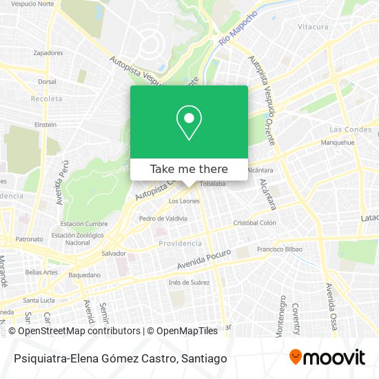 Psiquiatra-Elena Gómez Castro map