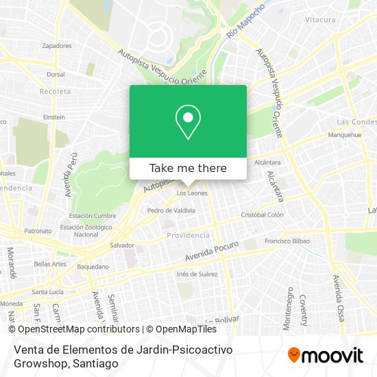 Mapa de Venta de Elementos de Jardin-Psicoactivo Growshop