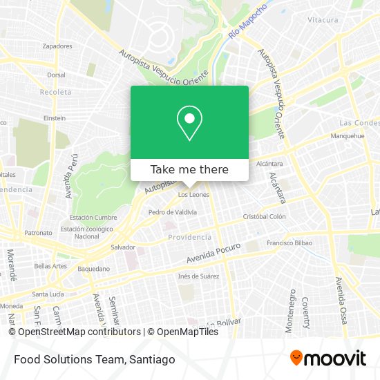 Food Solutions Team map