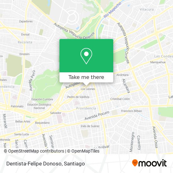 Dentista-Felipe Donoso map