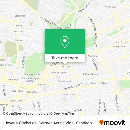 Joyeria-Gladys del Carmen Acuna Vidal map