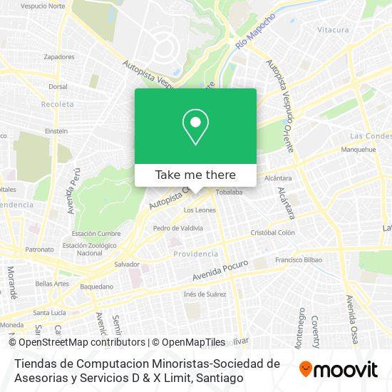 Tiendas de Computacion Minoristas-Sociedad de Asesorias y Servicios D & X Limit map